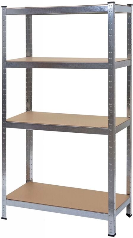 Schwerlastregal HHG 085, Werkstattregal Steckregal, 160x80x40cm, Traglast bis 320kg MVG-zertifiziert verzinkt