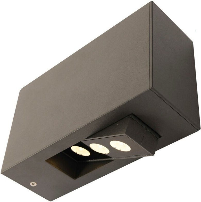 Naeve MORA LED Außenwand Downlight Anthrazit 5800-6400K IP54