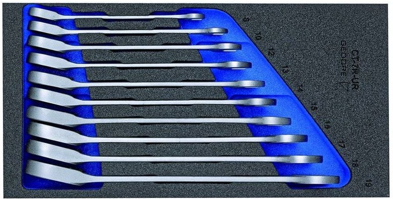 Thumbnail - 1500 CT1-7 ur Satz Maulschlüssel mit Ringratsche umschaltbar in Check-Tool-Modul