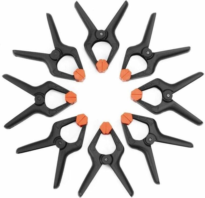 Thumbnail - Stück robuste Federklammern aus Nylon, 4,5 Zoll, extra starke und griffige Klammern für Heimwerker-