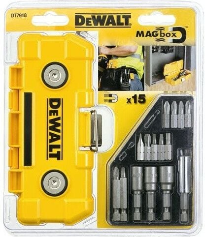 DEWALT Magbox Schrauberbits - 15-teilig - DT7918