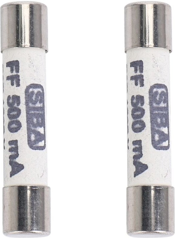 2X 1000V 500mA 6,3 x 32 mm Weisse Keramik Sicherung fuer Multimeter