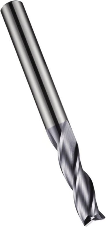 Schaftfräser S933 D.4mm Gesamt-L.50mm Schneiden-L.14mm HM TiAlN 30Grad Z.3