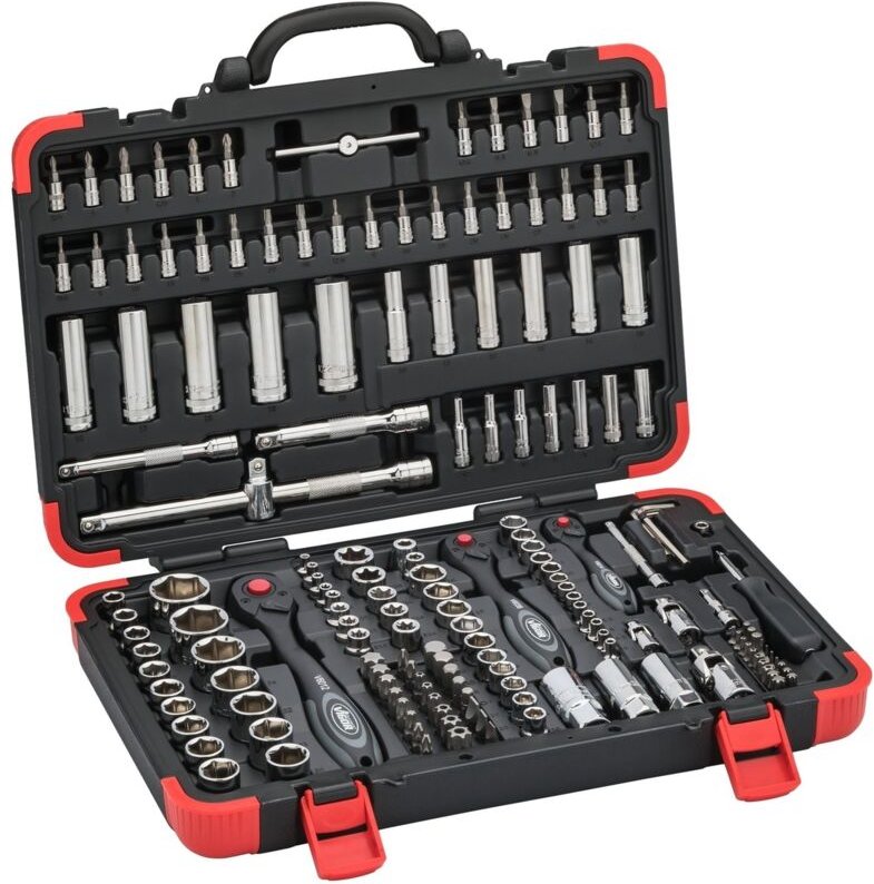 Steckschlüssel Satz, Tamper Resistant torx Profil, 0,8 x 4 - 1,2 x 7, 1,3 - 32, E4 - E22, PH0 - PH2, PZ0 - PZ2, T9 - T30...