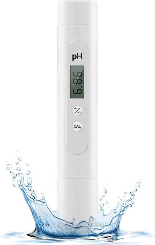 Elektronisches pH-Meter, Messbereich 0 bis 14 pH, hochpräzises pH-Meter für Schwimmbäder, Aquarien und Trinkwasser