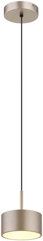 Pendelleuchte Hängeleuchte Deckenleuchte LED schwarz champagnerfarben H 150 cm