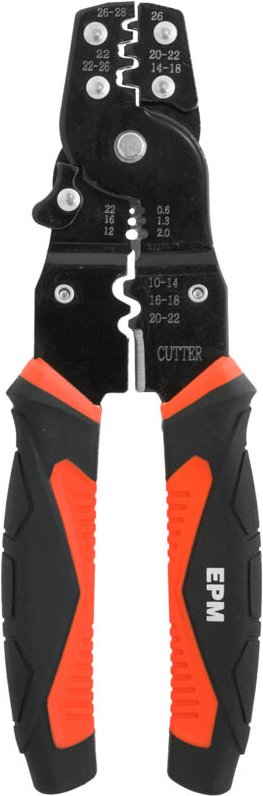 3-In-1-Crimpzange Für Stecker, 190 Mm, Industriequalität - E-400-0054