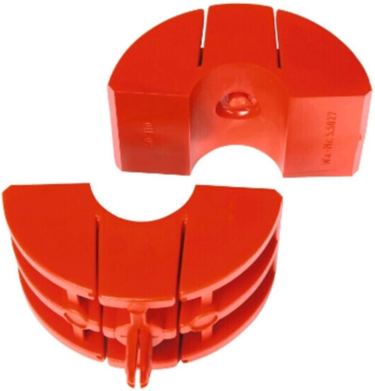 Spannbackensatz für rocut 110, 50mm, 2 Halbschalen - 55025 - Rothenberger