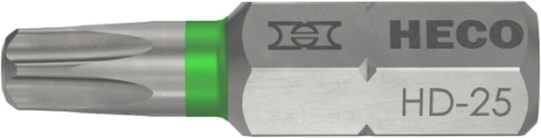 Heco Bit, HECO-Drive, HD-25, grün, 10 Stück