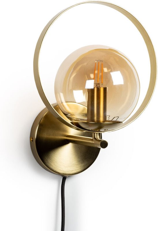 Wandleuchte Metall Dodoma Gold