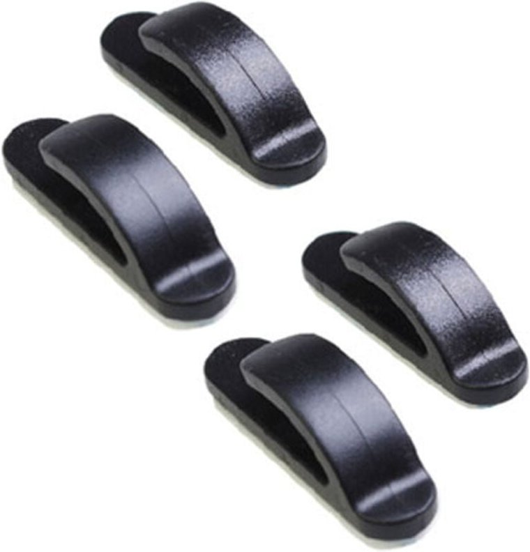 Ahlsen - Selbstklebender Autohaken - Praktisch - Kunststoff - Schwarz