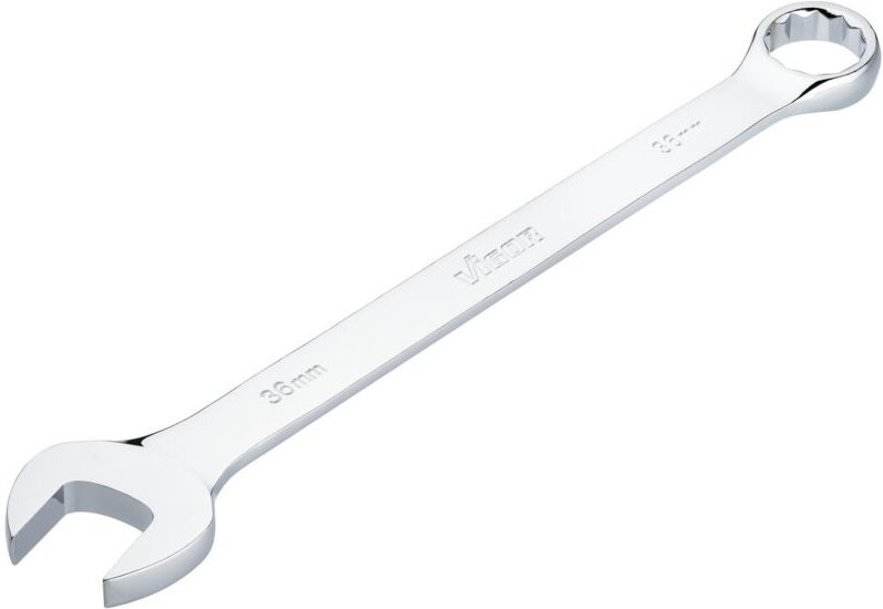VIGOR Ring-Maulschlüssel, Außen Doppelsechskant Profil, Außen Sechskant Profil, SW 36 mm