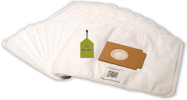20 Staubsaugerbeutel passend für FERSEN Futura 2 + 2 Mikro-Filter