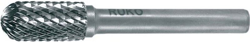 Ruko - Frässtift wrc ø 3 mm Kopflänge 14 mm Schaft-Ø 3 mm Hartmetall Blank Verzahnung kvz 4