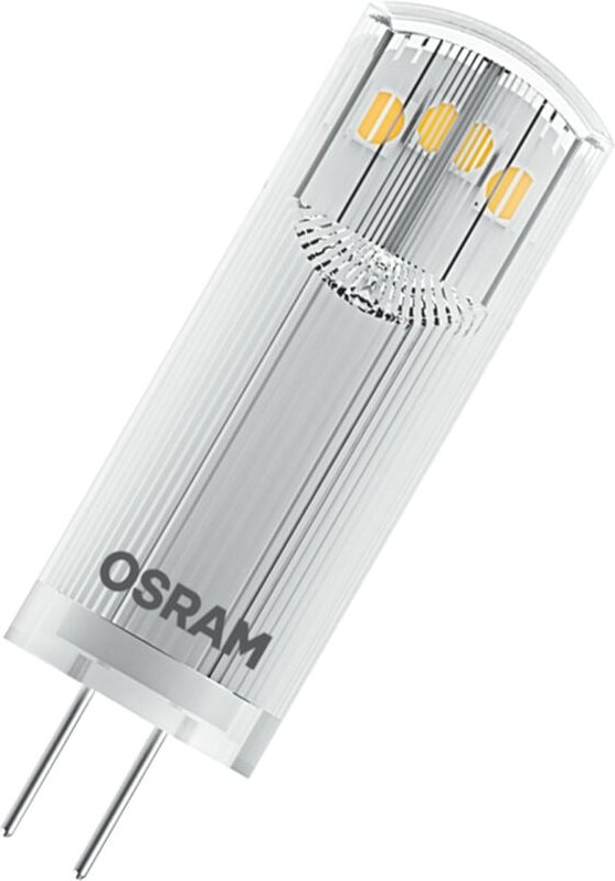 Osram - base led Lampe pin, Pinlampe mit G4 Sockel, 1,80W, Ersatz für 20W-Glühbirne, klar, Warmweiss (2700K), 3er-Pack
