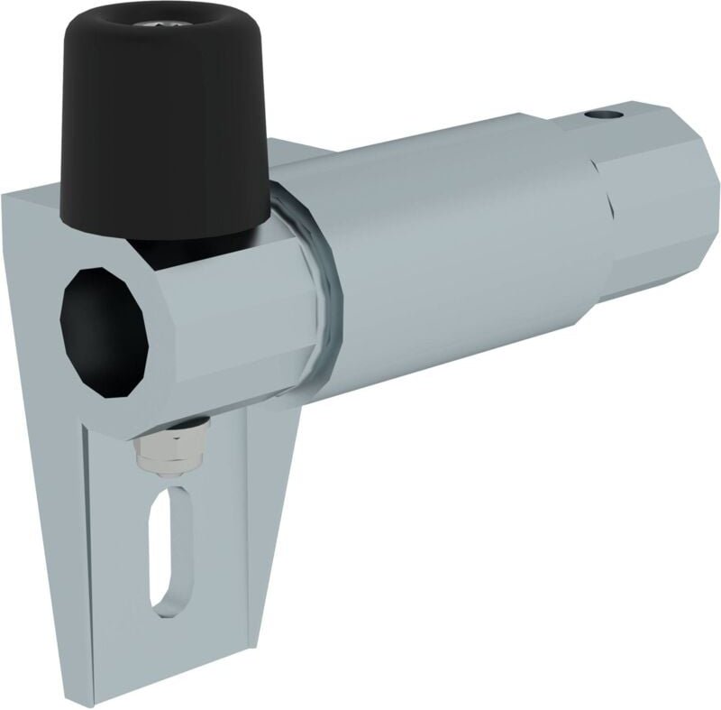 Munk - Günzburger Steigtechnik Schienenanlage für Regalleiter Halter mit Endanschlag links - 030312