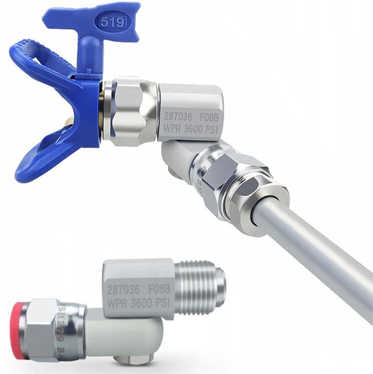 Rosfix Pistole 4350PS M22 Set – 300 bar 1/4" QC Schaumlanze 1L, 5 Düsen, Rotationsbürste