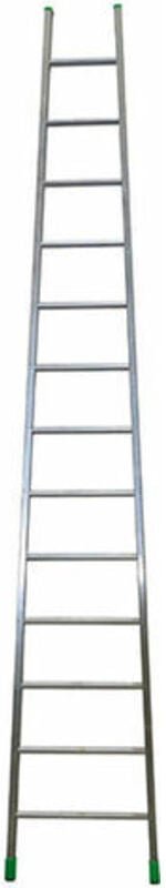 Obstbaumleiter 3m aus Aluminium kegelförmig mit flachen 32cm tiefen Sprossen - CN - CN30