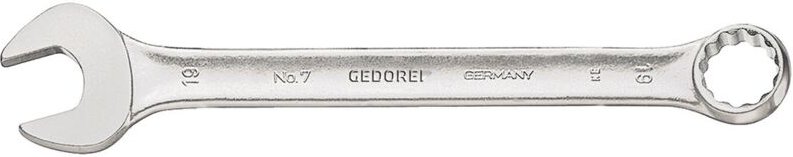 Gedore 1436767 7 3/16AF Ring-Maulschlüssel Schlüsselweite (Metrisch) 07 - 19 mm Schlüsselweite (Zol