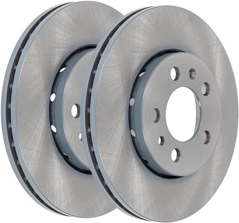febi bilstein 14404 Satz Bremsscheiben (2 Bremsscheiben) vorne, belüftet, 5 Löcher
