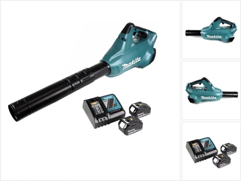 Makita - dub 362 rm Akku Laubbläser 2x18V + 2x Akku 4,0Ah + Ladegerät