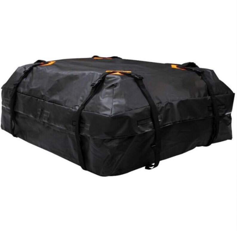 Thumbnail - 600D wasserdichte Autodach-Reisetasche, universeller Reise- und Camping-Organizer, Schwarz