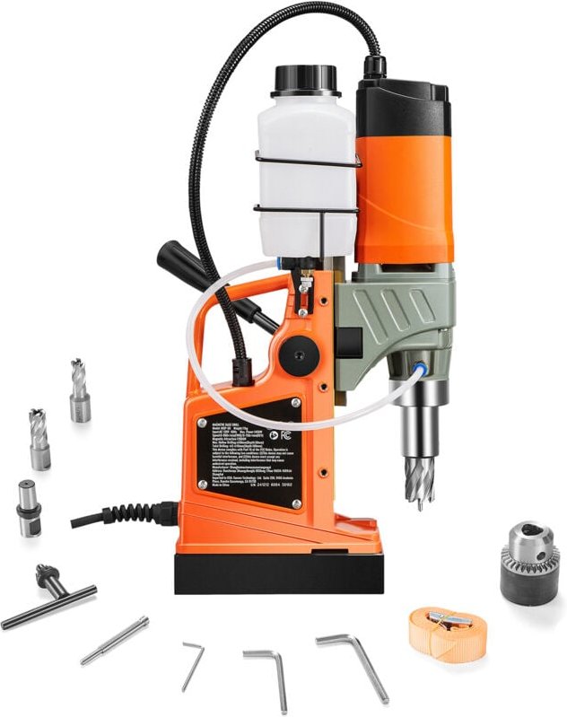 Mophorn Magnetbohrmaschine – 1450-W-Motor, 1,6 Zoll Bohrdurchmesser, 2810 lbf tragbare elektrische Magnetbohrmaschine. I...