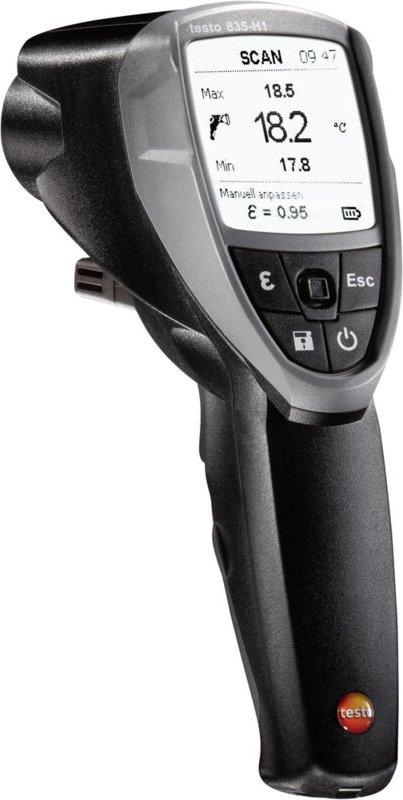 Testo Infrarot-Temperatur- und Feuchtemessgerät 835H1