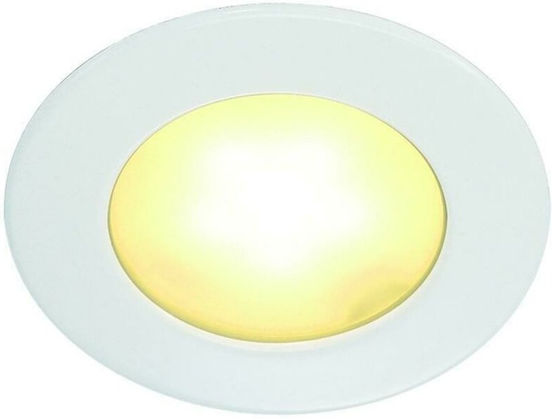 SLV - italia dl 126 3w runde decke led lampe warmes licht 3000k in tbd weiss farbe 112221
