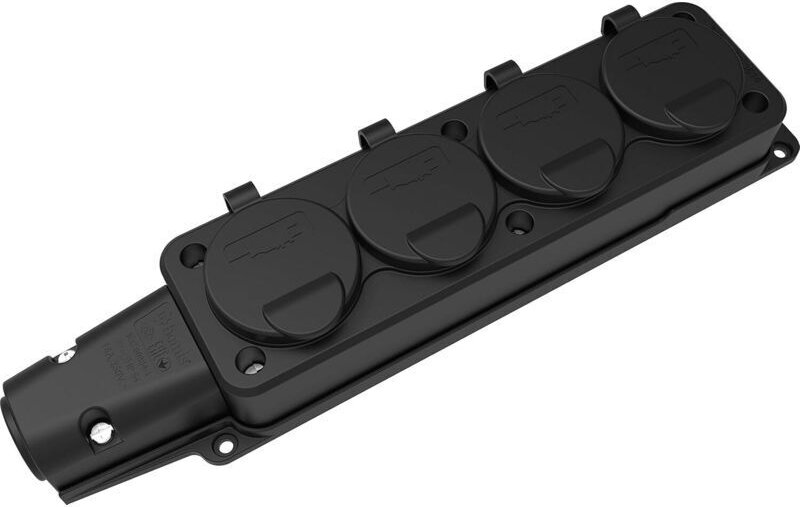 Stecker Typ F, 100 % Gummi, 16 A / 250 V, 250,00 V