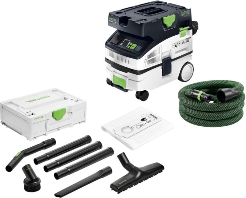 Festool CTL MINI I CLEANTEC Absaugmobil 1200 Watt 10 l Staubklasse L ( 578311 ) + 7 tlg. Standard Reinigungsset ( 577257...