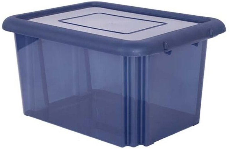Funnybox-Box 55l mit tiefblauer Deckel, säurebeständig, Artikelnummer 10748ba, Pf Sx10
