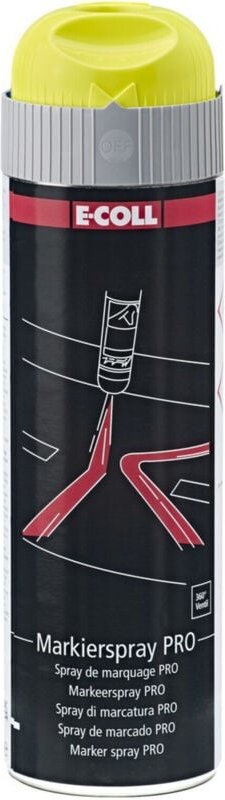 E-coll - pro Markierspray floureszierend gelb, 500 ml Spraydose
