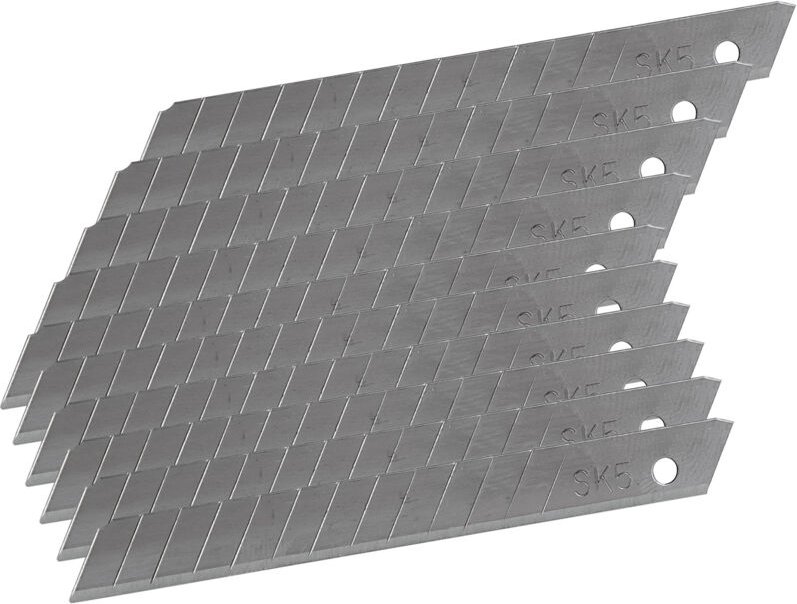 Cuttermesser Abbrechklingen Teppichmesser Ersatz Klingen 9 mm SK5 10Stück - Kestek