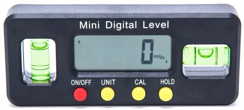 Elektronische Wasserwaage, digitaler Neigungsmesser mit Winkelmesser, mit Display, mit Magnetfuß, hohe Präzision, mit Me...