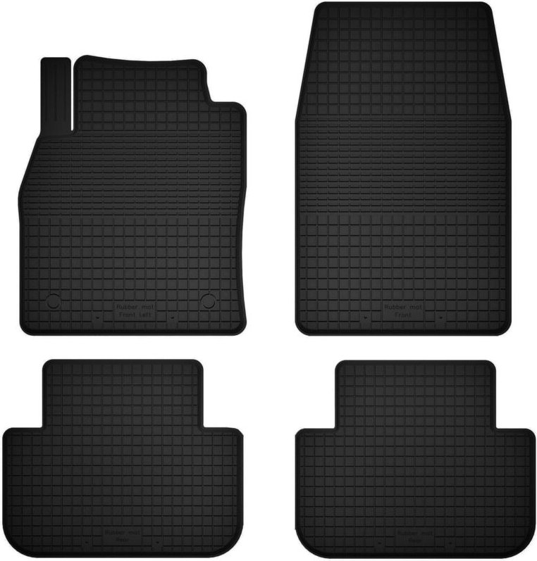 Gummifußmatten, 4er-Set, universell passend für: Isuzu D-MAX II Pickup (ab 2011)