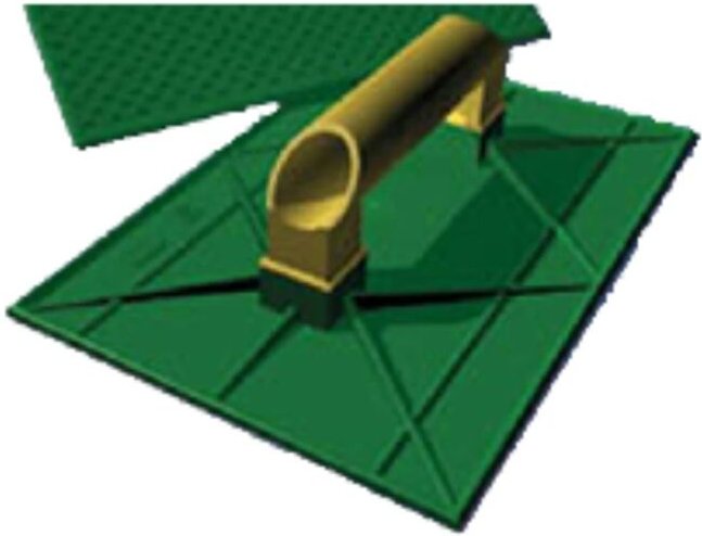 Großer rechteckiger Schwimmer JAR 2052 330x220