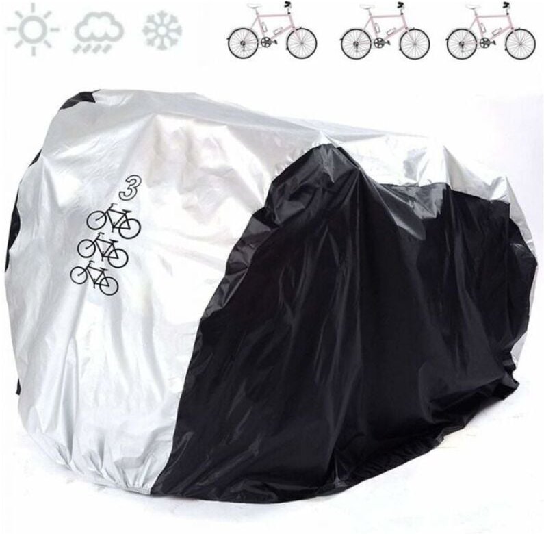 Fahrradabdeckung für den Außenbereich, UV-beständig, staubdicht, strapazierfähig, wasserdicht, regenfest, Fahrradabdecku...