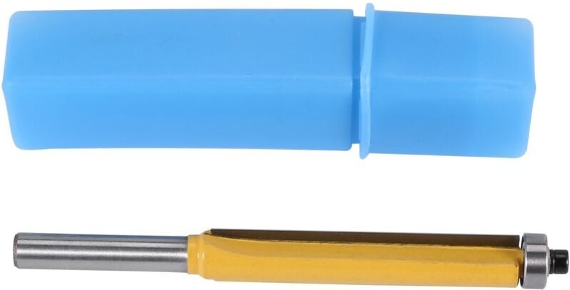 Tlily - 2 Höhe Extra Lange Bündig Trim Fräser 1/4 x 3/8 Holzbearbeitung für Diy Werkzeug