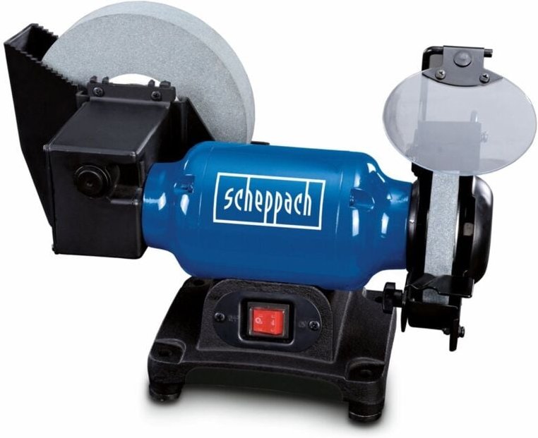 Nass- und Trockenschleifer BG200W - 250W Ø200mm Schleifstein Funkenschutz Werkstückauflage