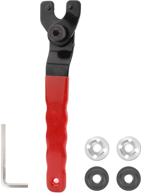 Bluedeer - Winkelschleifer Stiftschlüssel Universal Verstellbar Zapfenschlüsse Stirnlochschlüssel Schraubenschlüssel