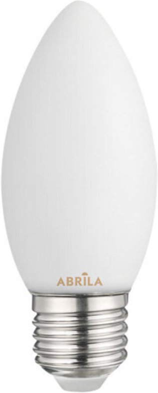Fabrilamp - Glühbirne de Kerze de opaler Glühfaden led E27 Abrila (6 w 6000 k 540 lm) Ø3,5 x 9,7 cm