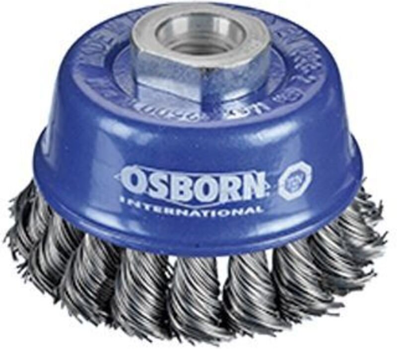 Osborn Topfbürste Stahldraht M14 75x0,50 mm gezopft