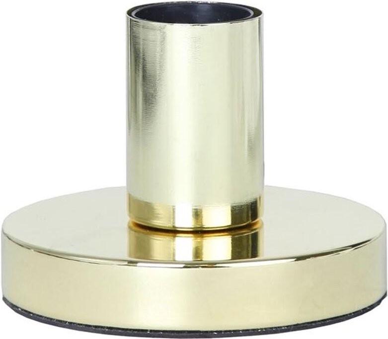 Star Trading - Lampenbasis ,Glans' mit E27 Fassung, Metall, Messing, h 8,5cm