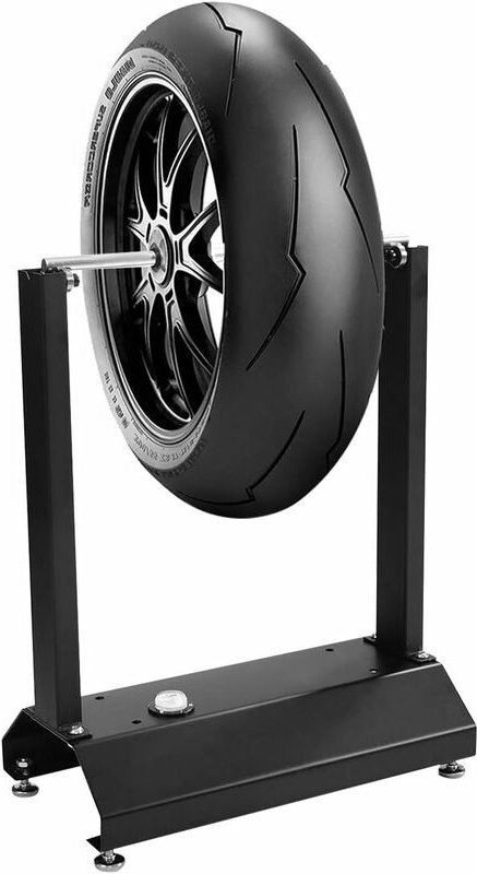 Auswuchtgerät für Motorradräder, 40,5 x 22 x 51 cm Auswuchtbock Motorradreifen Felgenauswuchtmaschine, Radauswuchtmaschi...