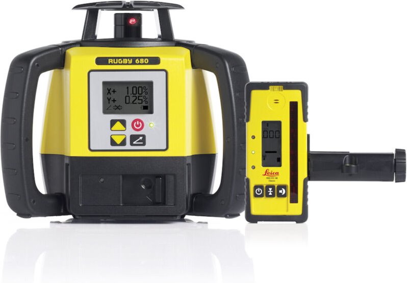 Leica Rotationslaser Rugby 680 incl. RE160, Li-Ion