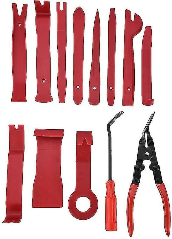 Woosien - Werkzeuge zum Entfernen von Autoverkleidungen, 13-teiliges Universal-Kit zum Entfernen von Autoverkleidungen, ...