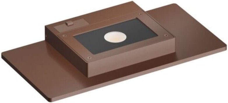 Mini Pla Corten - 20W led Wandleuchte cct Schalter 2700K/3200K/4000K Aluminium, Uplight Wandleuchte - Beneito & Faure