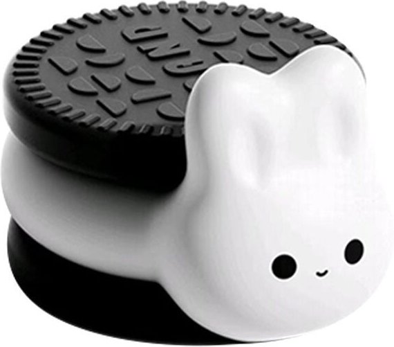 Kcvv - LED-Nachtlicht für Kinder, Oreo-Keks-Häschen-Nachtlicht für Kinder, Silikon-Nachtlicht für Kinder, LED-Nachttisch...