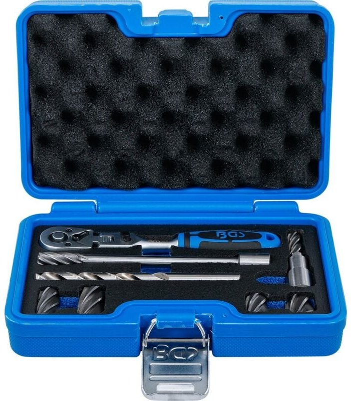 BGS 65530 Reibahlen-Satz, für ABS-Sensoren, 8-tlg.